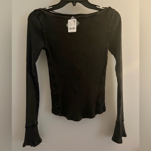 FREE PEOPLE Women’s We The Free Soul Sister Layering Top-Black-SIZE X-SMALL - Picture 3 of 16